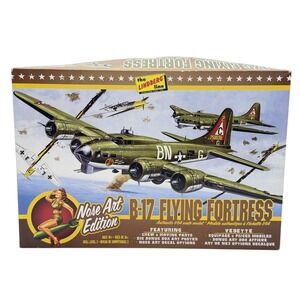 1:64 Scale Lindberg #HL431 WWII Flying Fortress B-17G Nose Art Edition Started